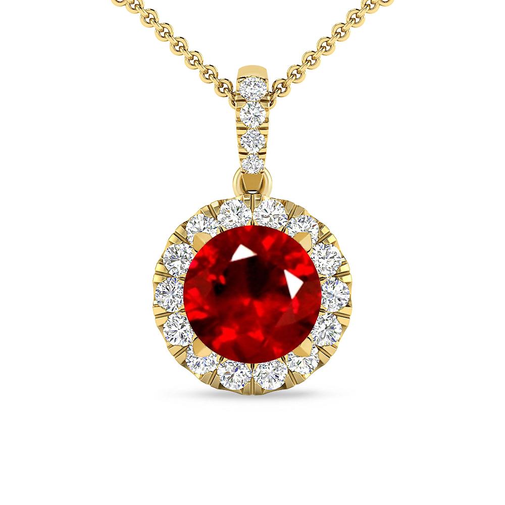 Yellow Gold - Ruby