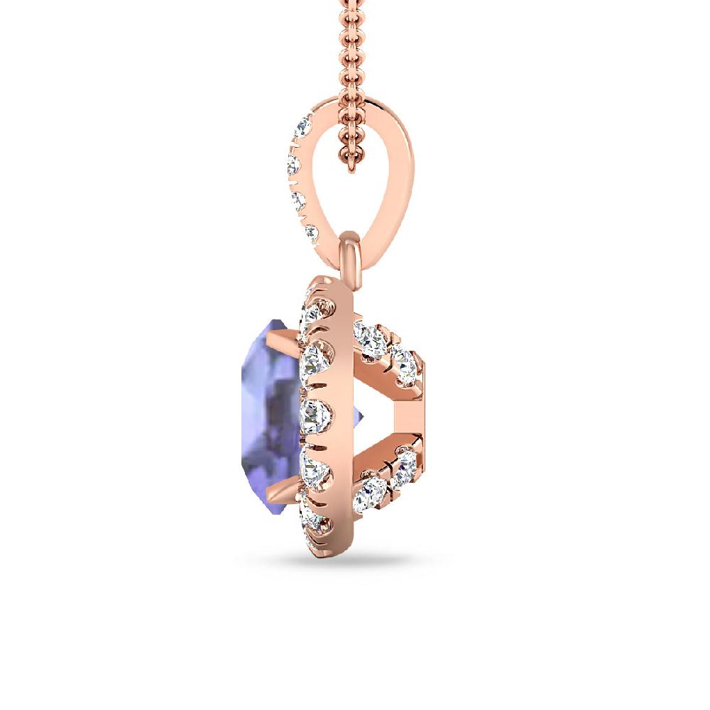 Rose Gold - Tanzanite