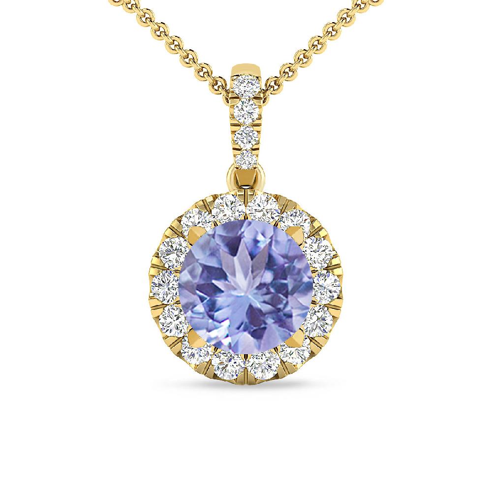 Yellow Gold - Tanzanite