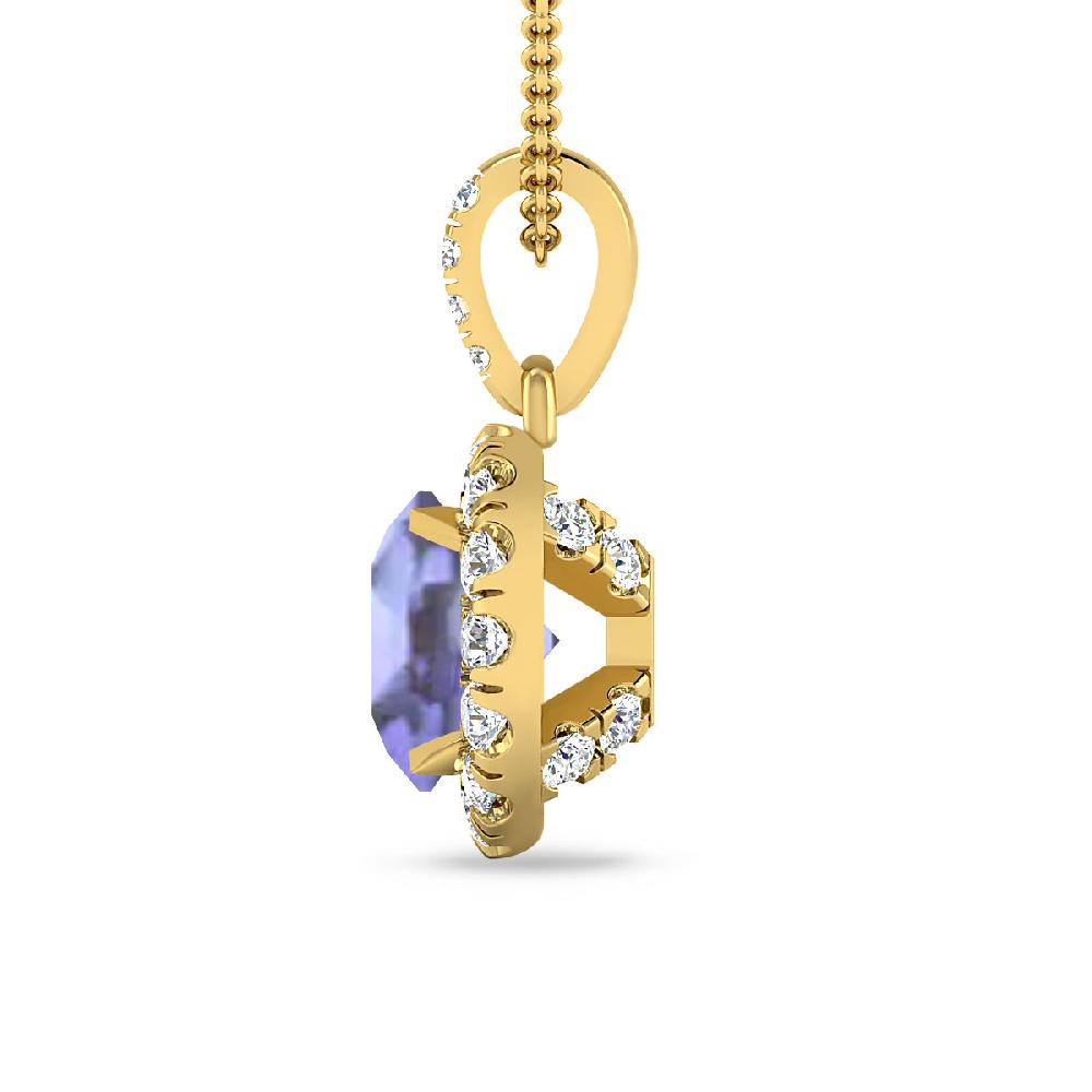 Yellow Gold - Tanzanite