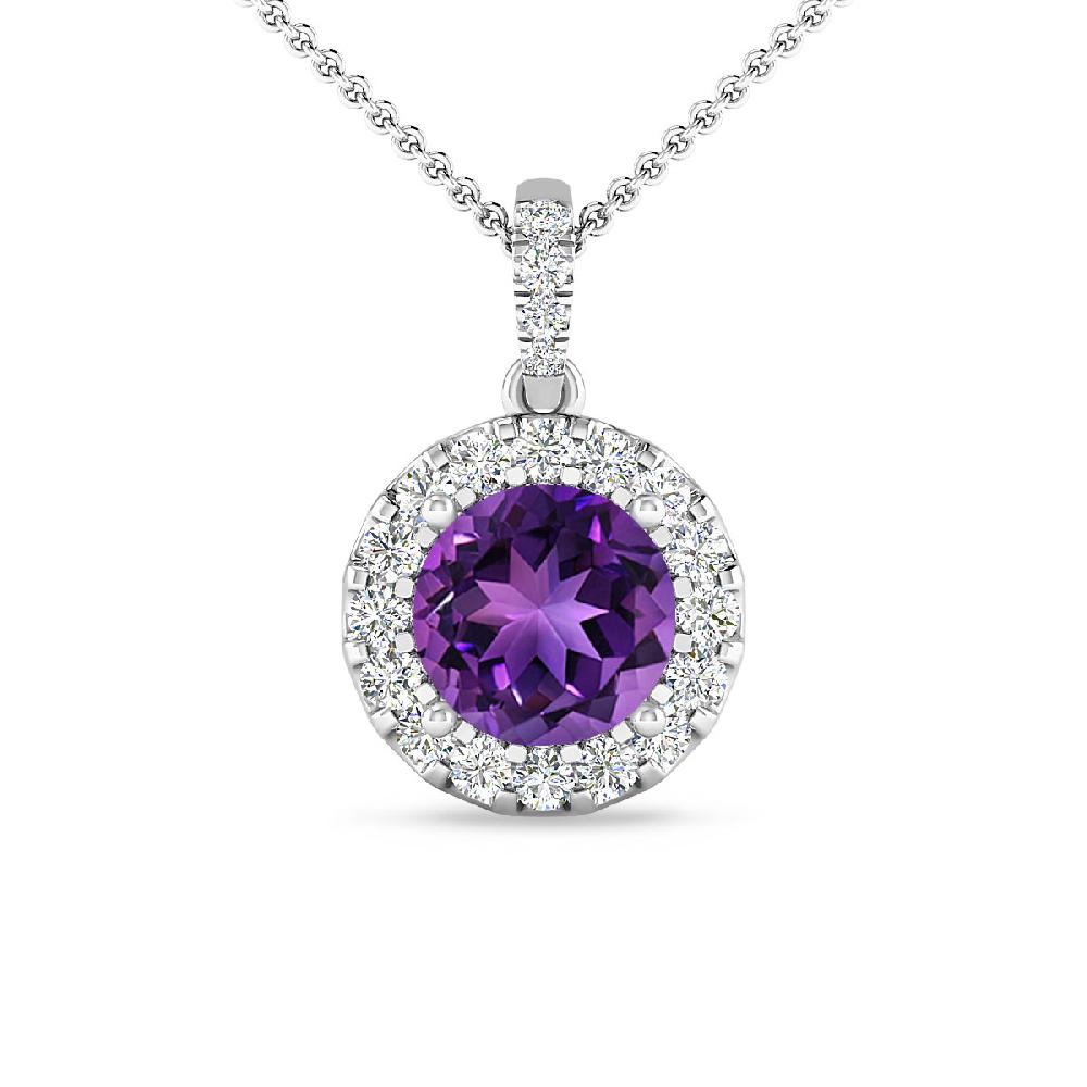 White Gold - Amethyst