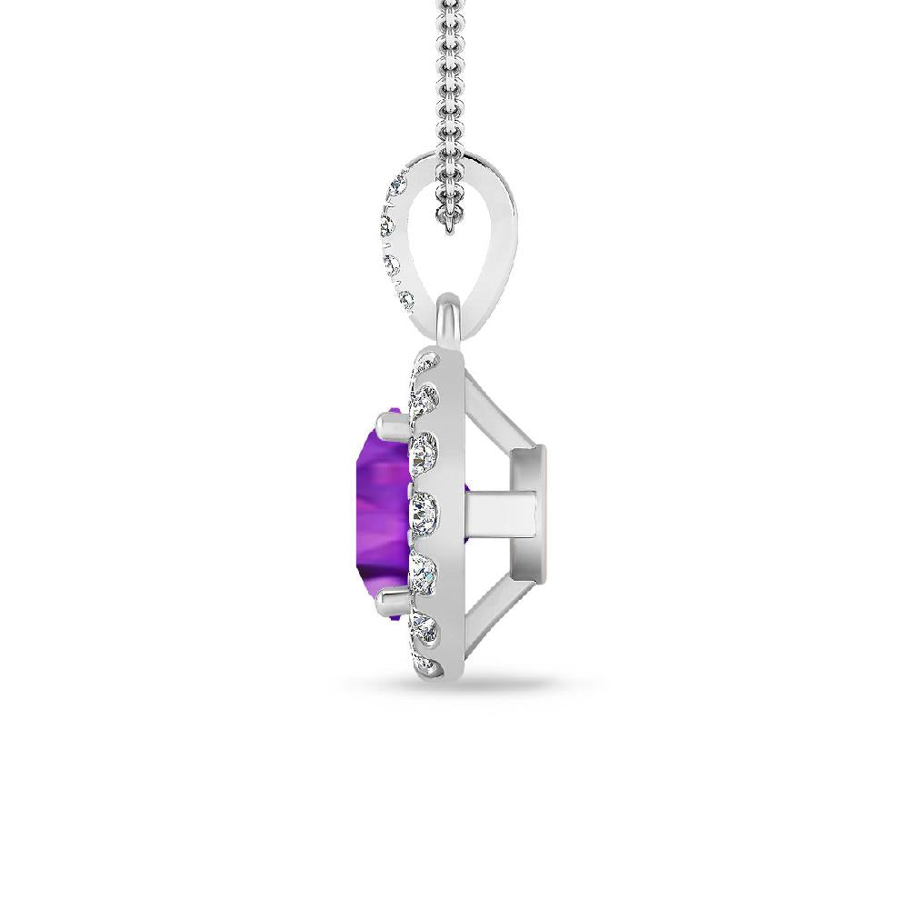 White Gold - Amethyst