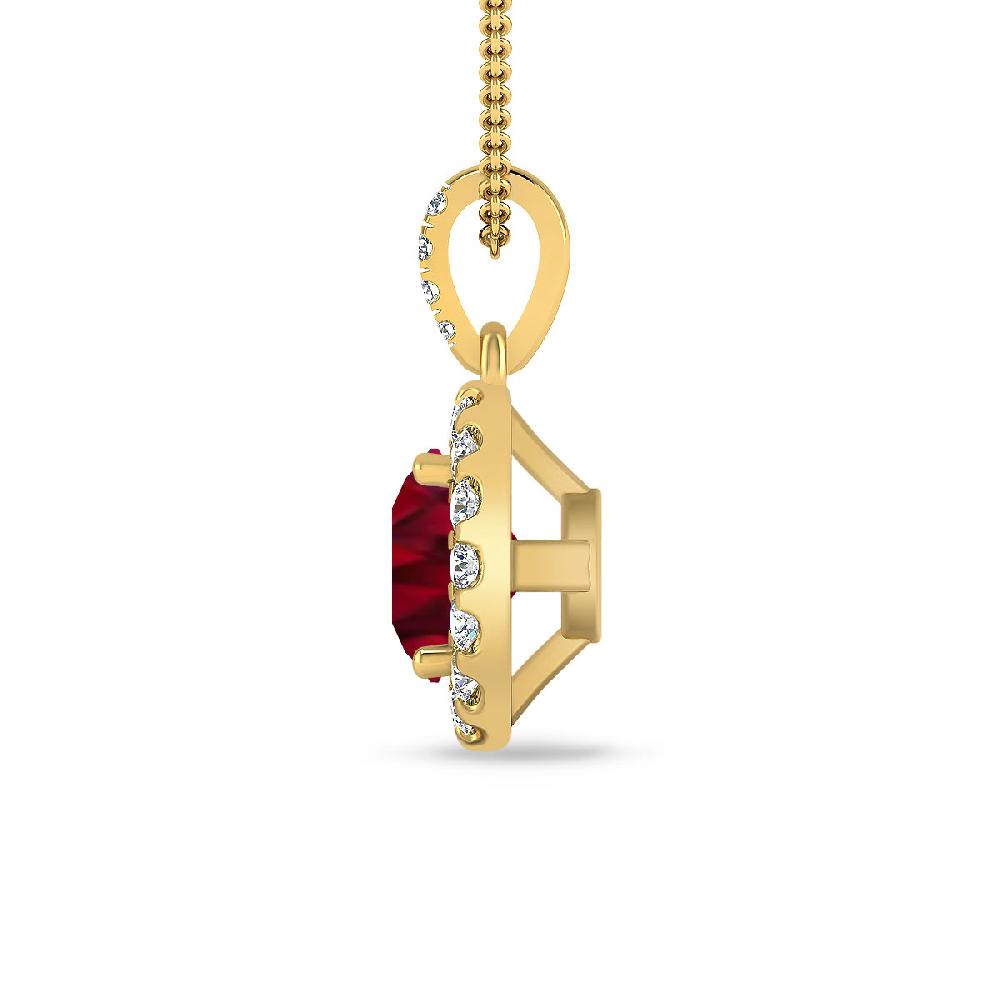 Yellow Gold - Garnet