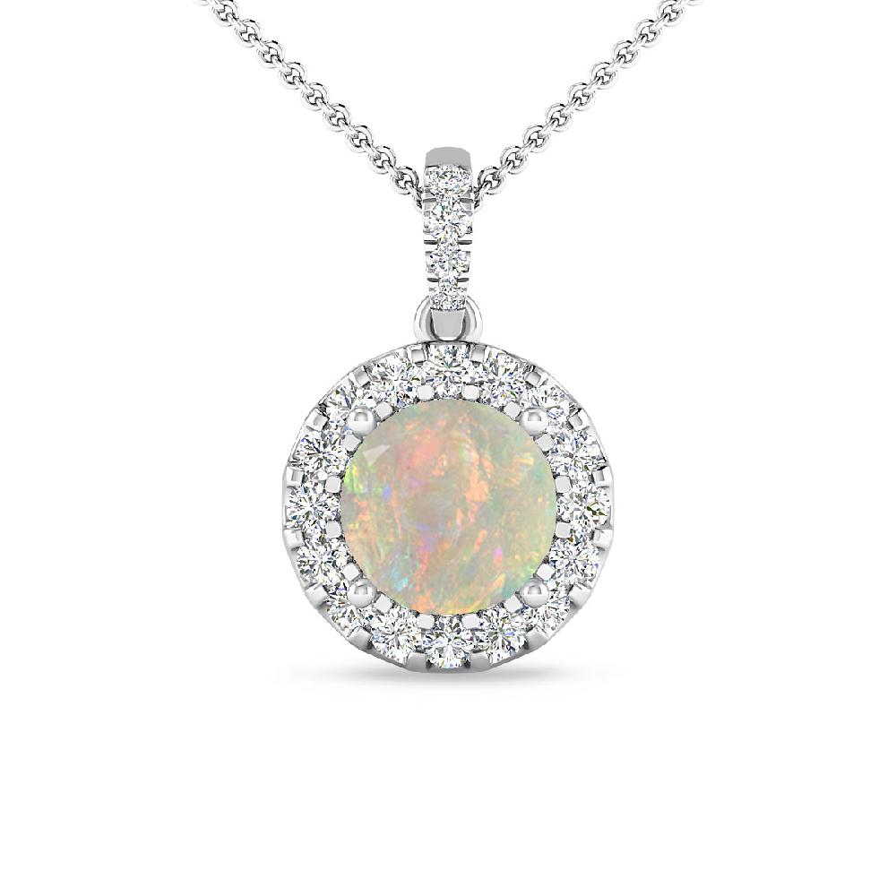 White Gold - Opal