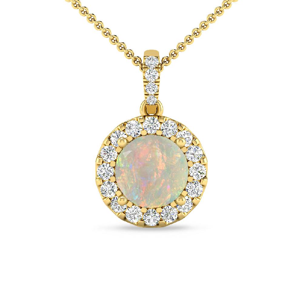 Yellow Gold - Opal