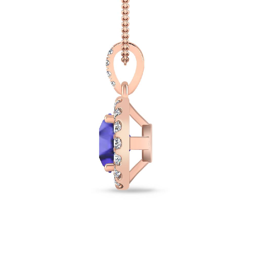 Rose Gold - Tanzanite