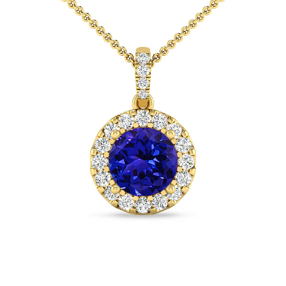 Yellow Gold - Tanzanite