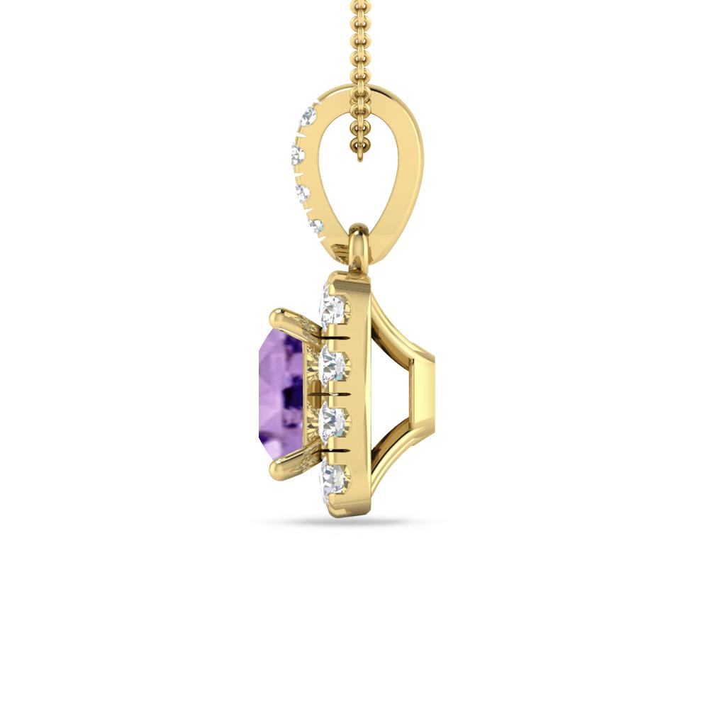 Yellow Gold - Amethyst