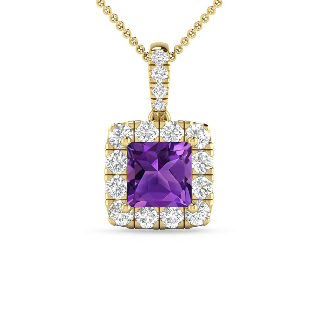 Yellow Gold - Amethyst