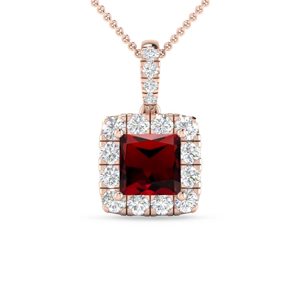 Rose Gold - Garnet