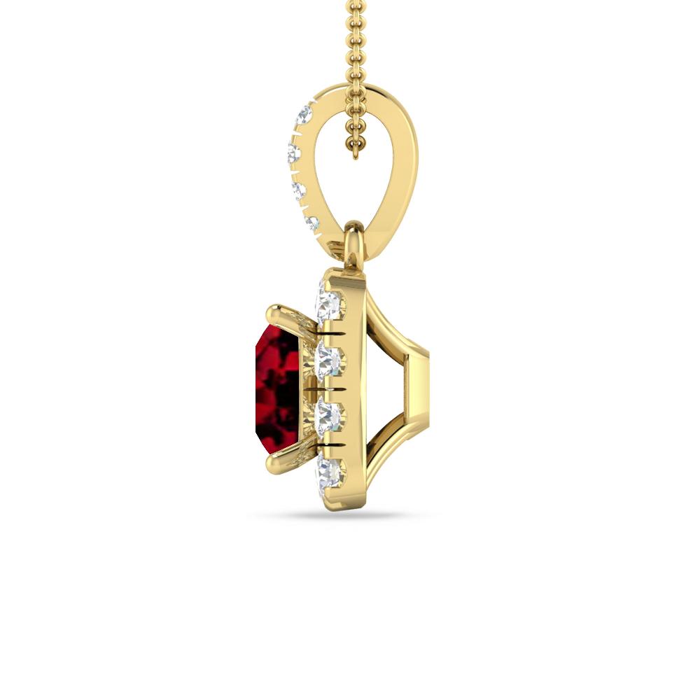 Yellow Gold - Garnet