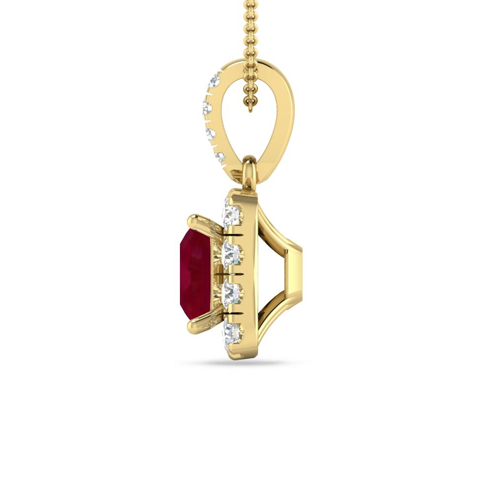 Yellow Gold - Ruby