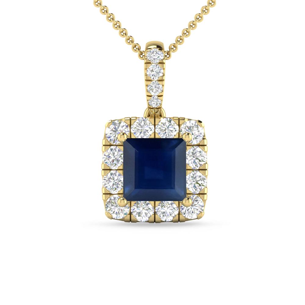 Yellow Gold - Sapphire