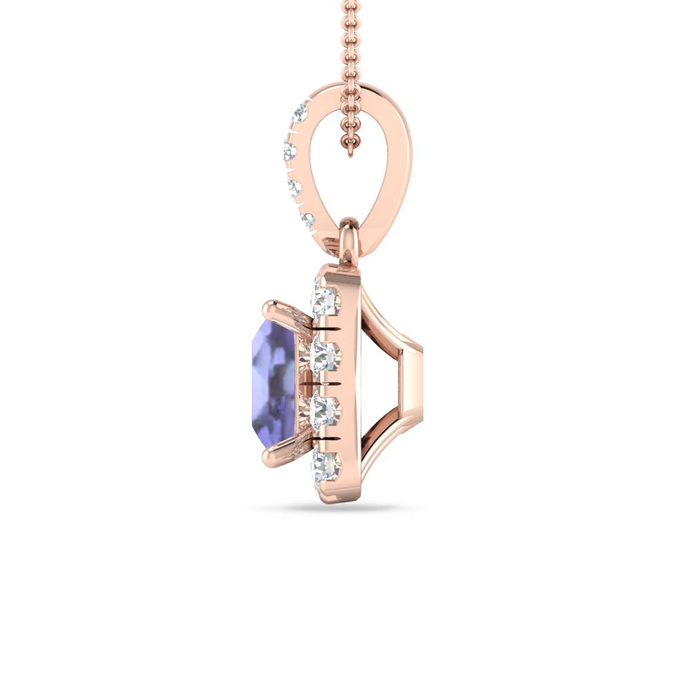 Rose Gold - Tanzanite