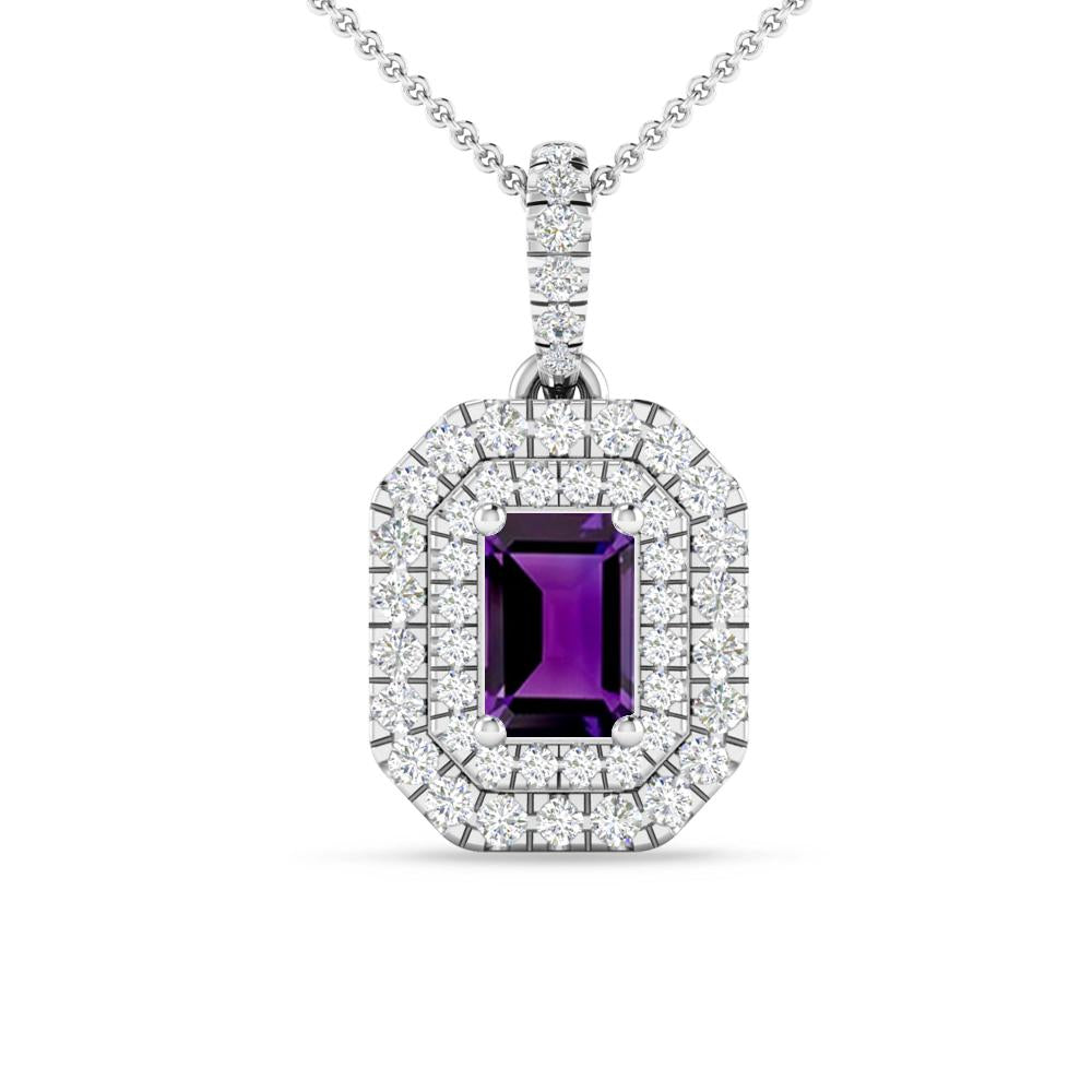 White Gold - Amethyst