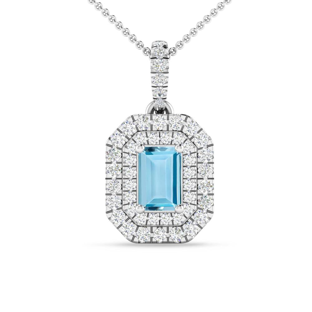 White Gold - Aquamarine