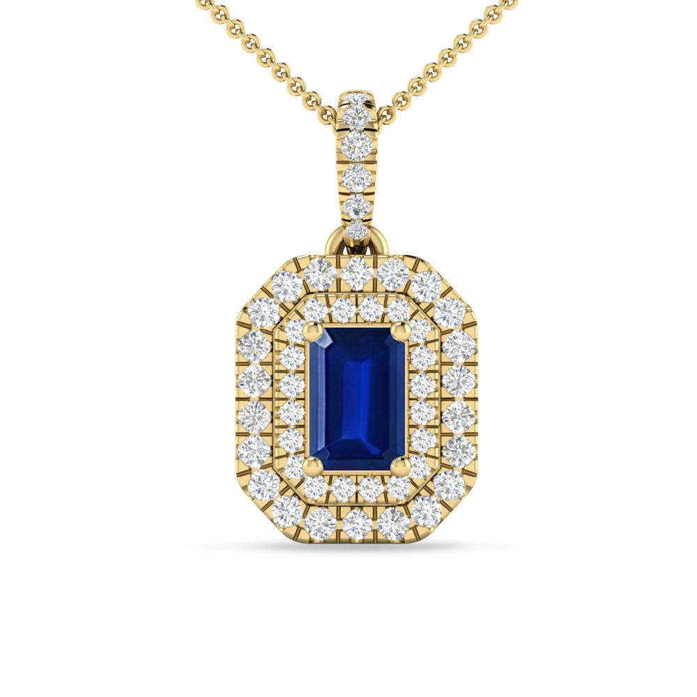 Yellow Gold - Sapphire