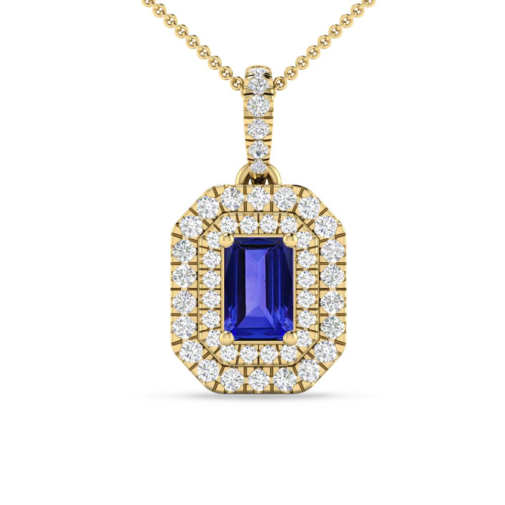 Yellow Gold - Tanzanite