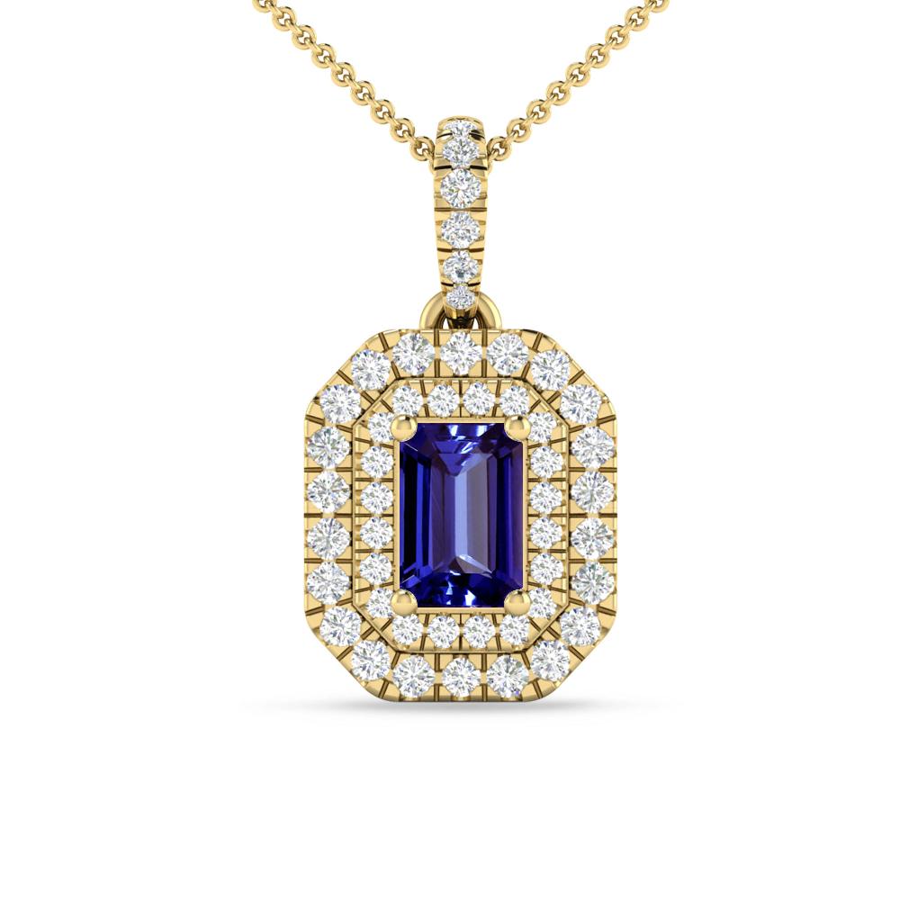 Yellow Gold - Tanzanite