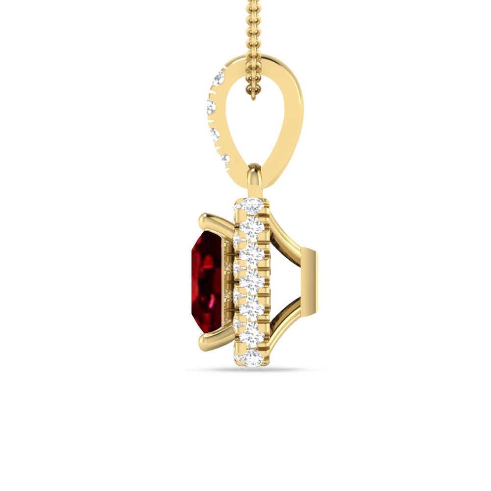 Yellow Gold - Ruby