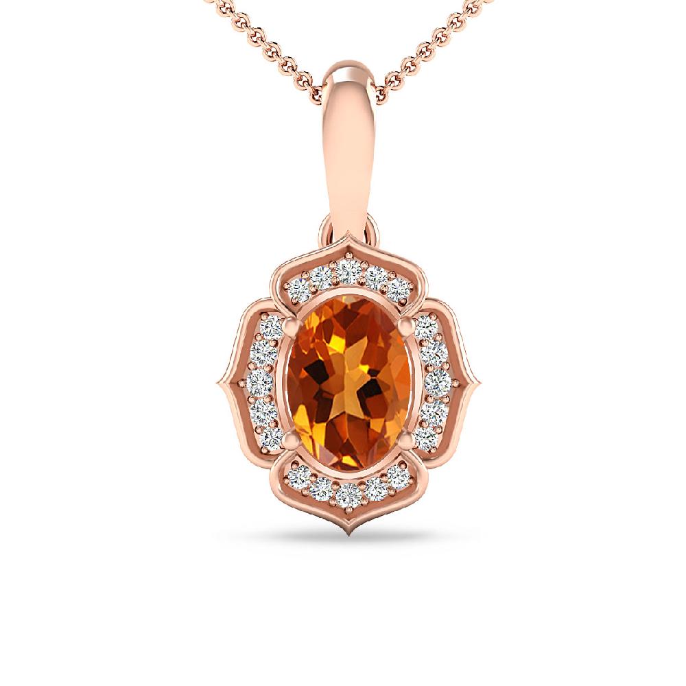 Rose Gold - Citrine