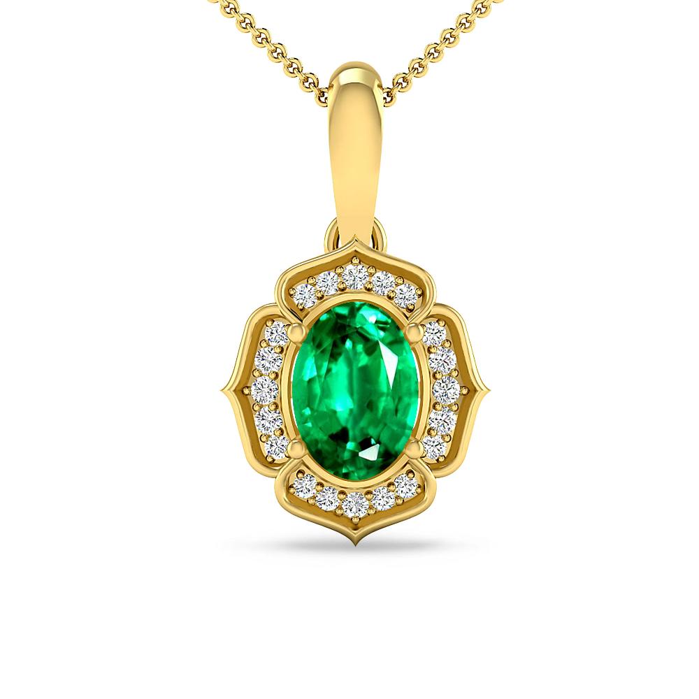 Yellow Gold - Emerald