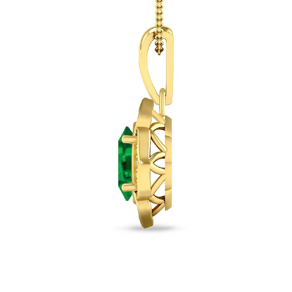 Yellow Gold - Emerald