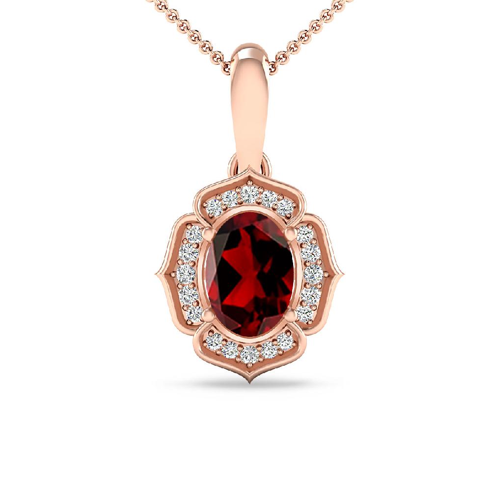 Rose Gold - Garnet