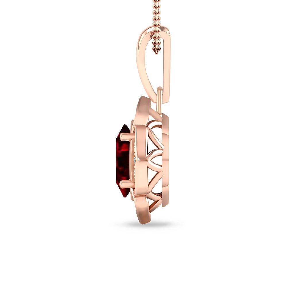 Rose Gold - Garnet