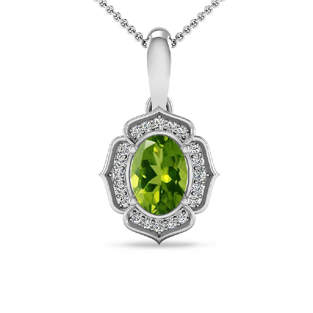 White Gold - Peridot