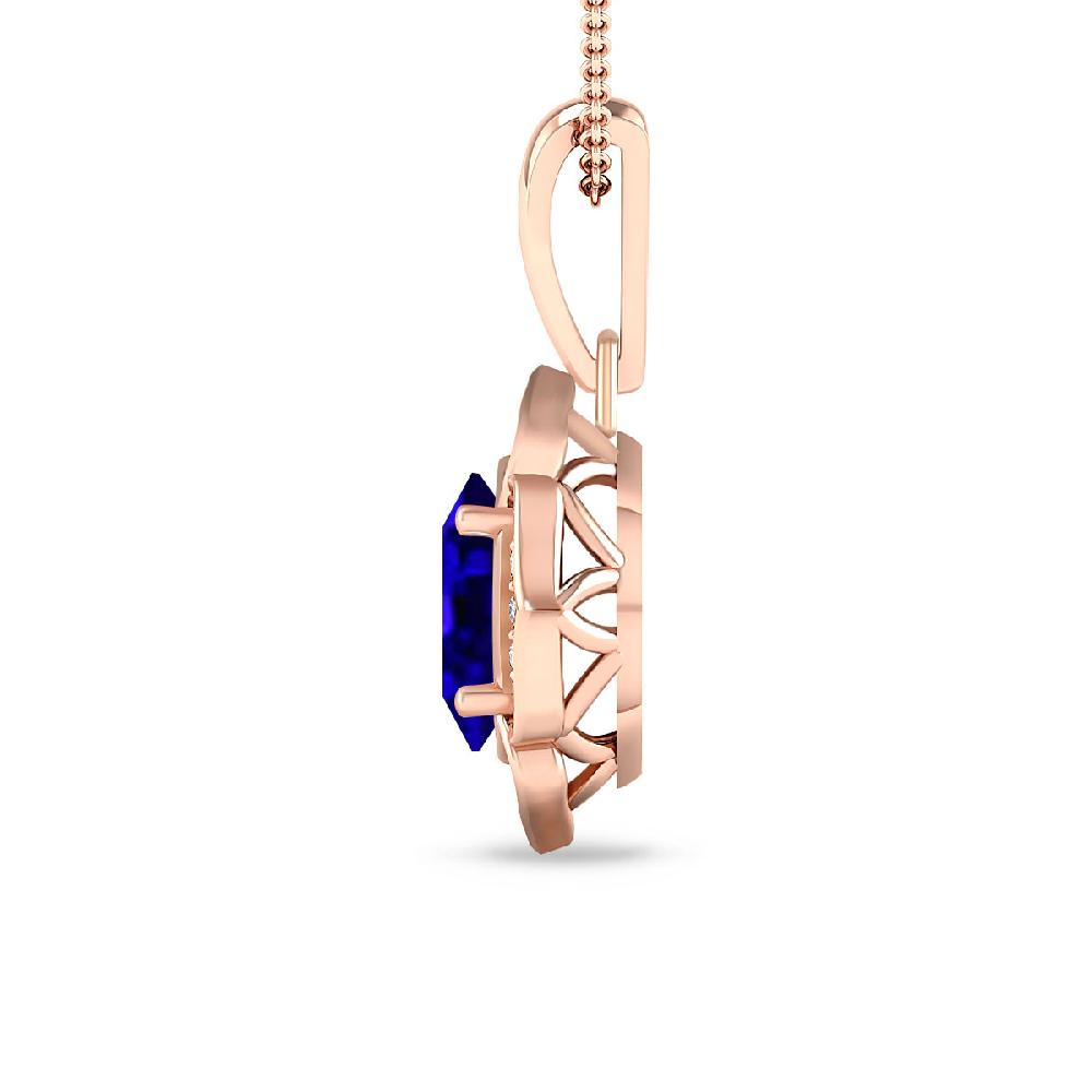 Rose Gold - Tanzanite