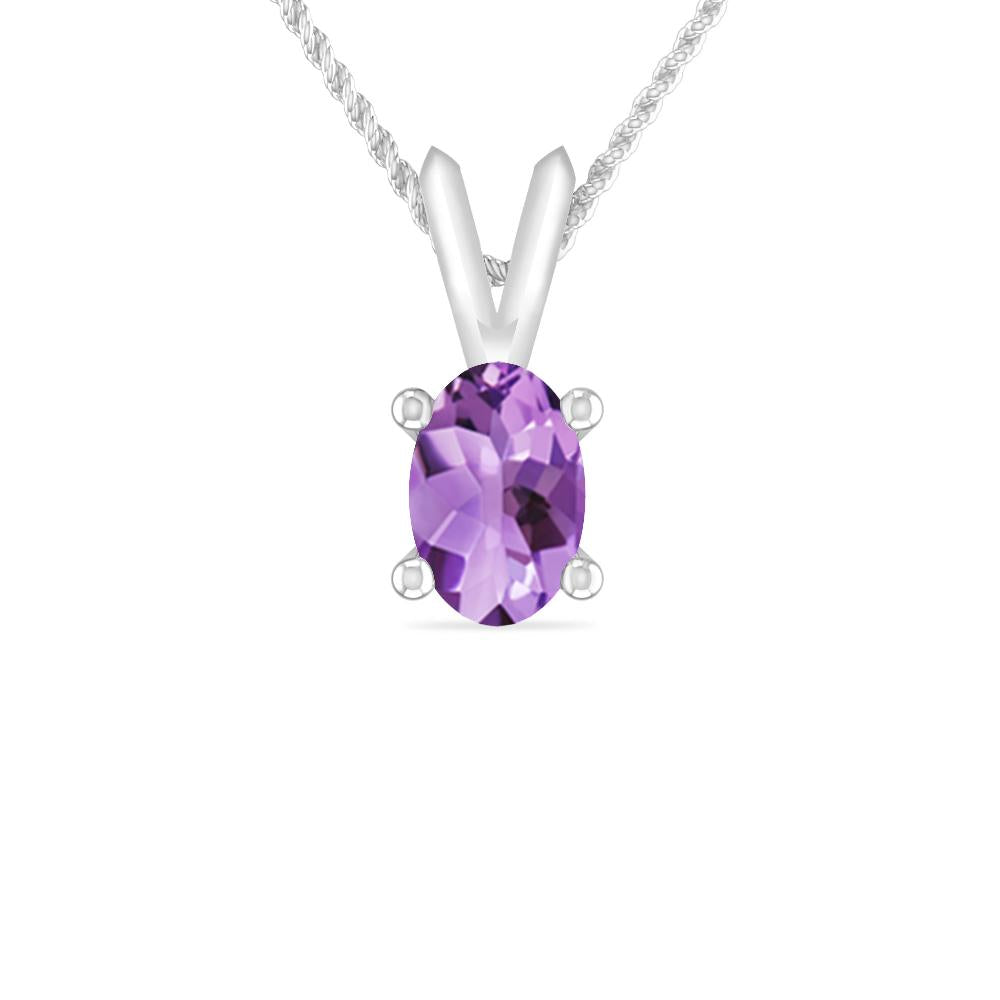 White Gold - Amethyst