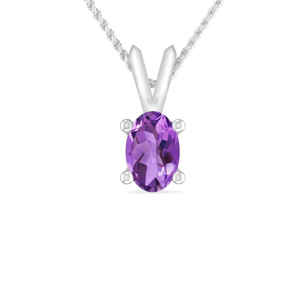 White Gold - Amethyst