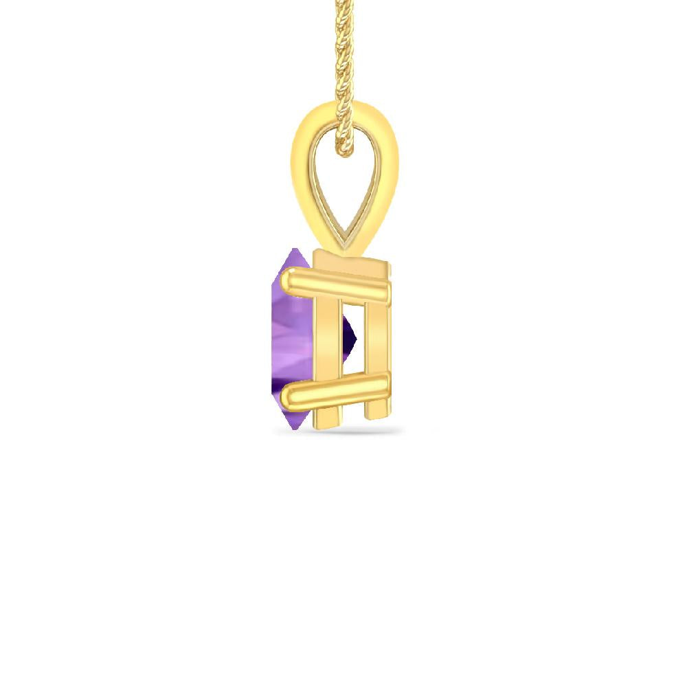 Yellow Gold - Amethyst