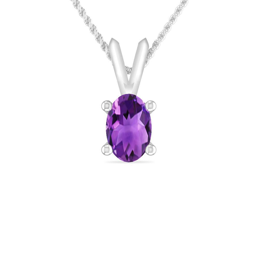 White Gold - Amethyst