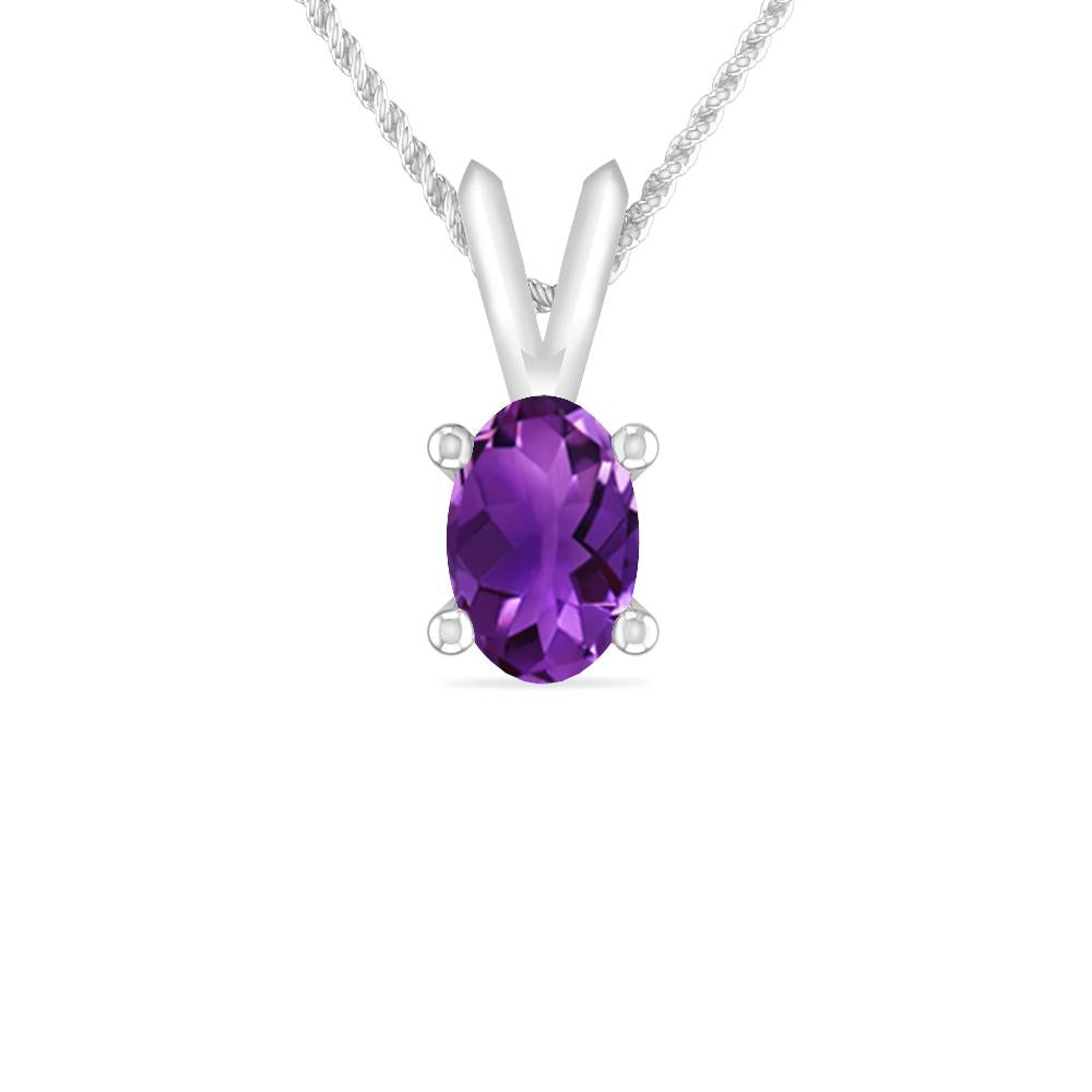 White Gold - Amethyst