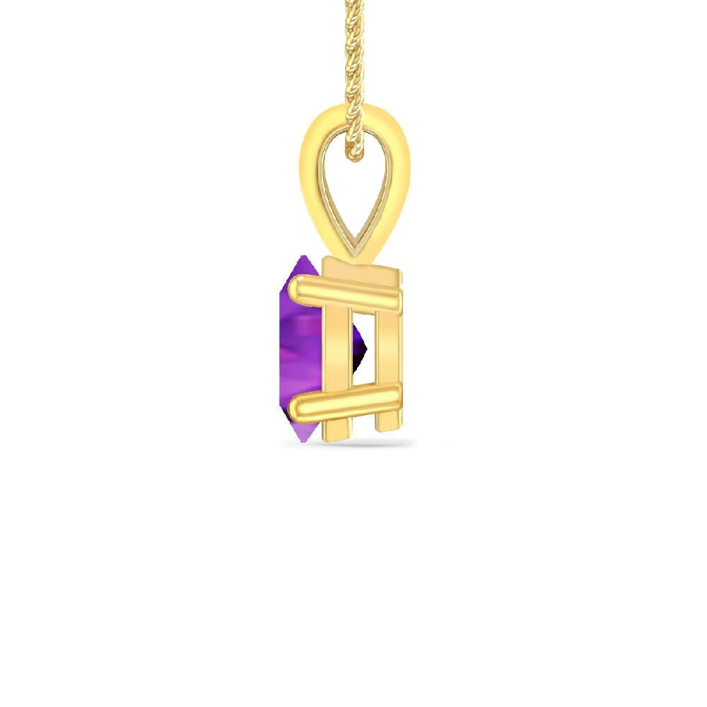 Yellow Gold - Amethyst