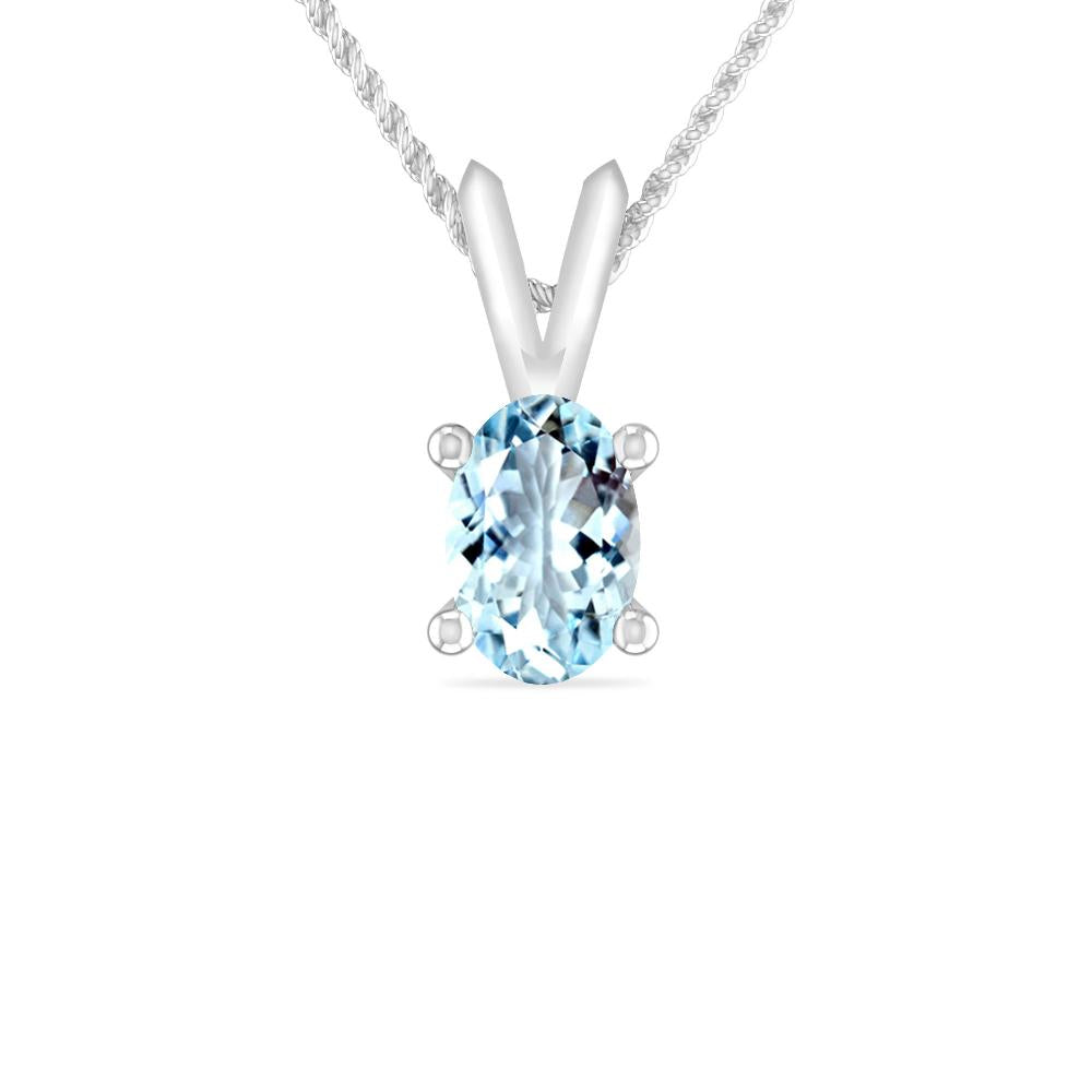 White Gold - Aquamarine