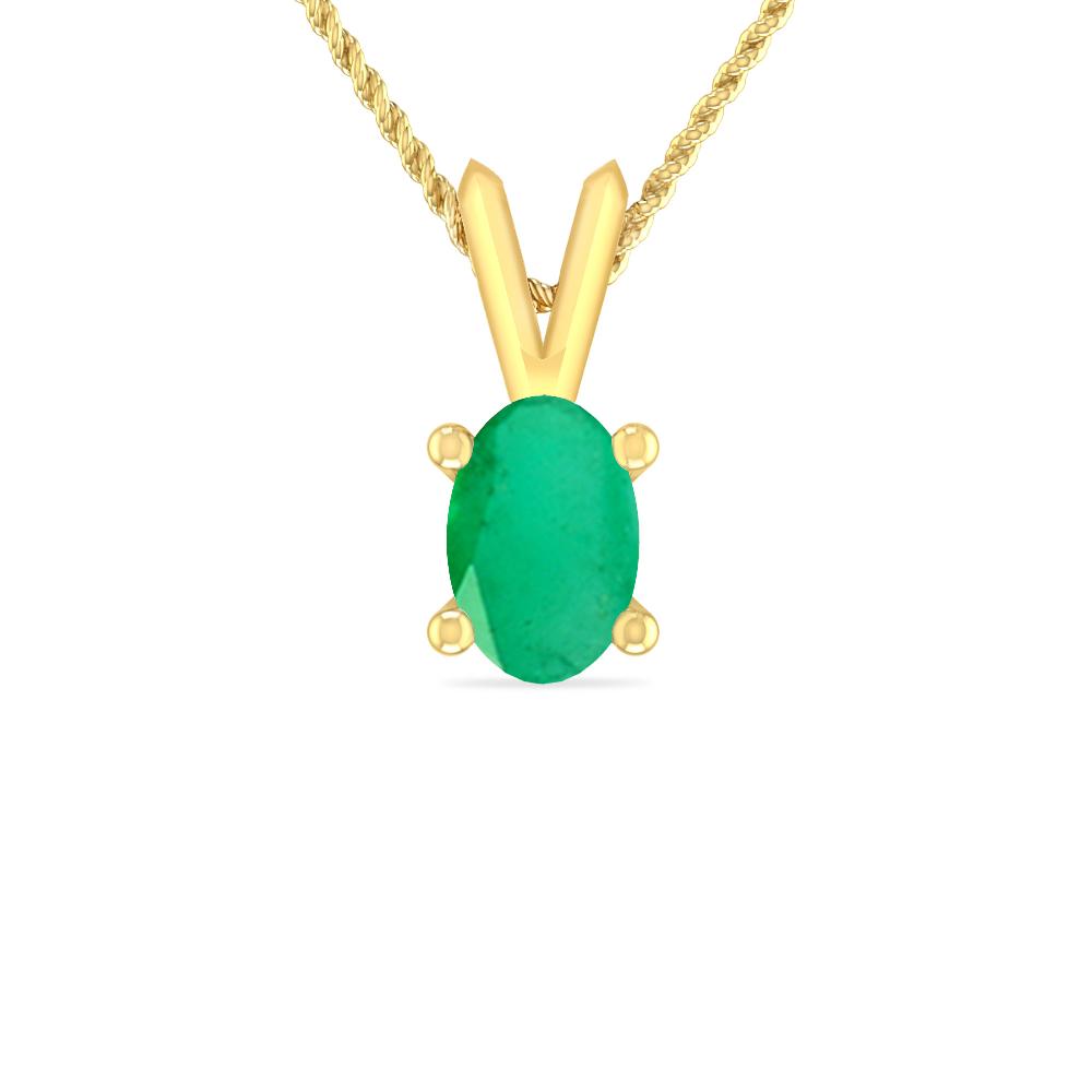 Yellow Gold - Emerald