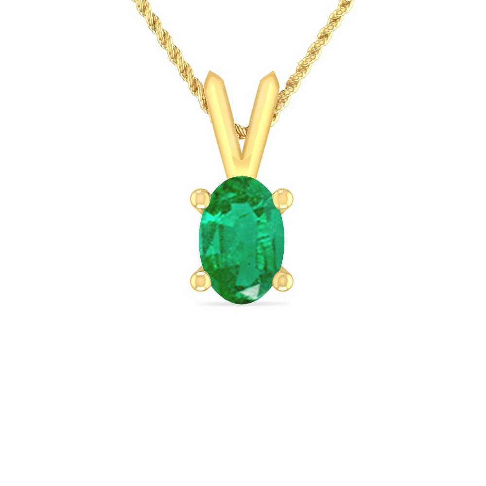 Yellow Gold - Emerald