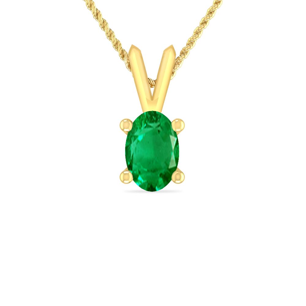 Yellow Gold - Emerald