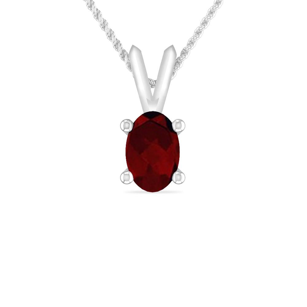 White Gold - Garnet