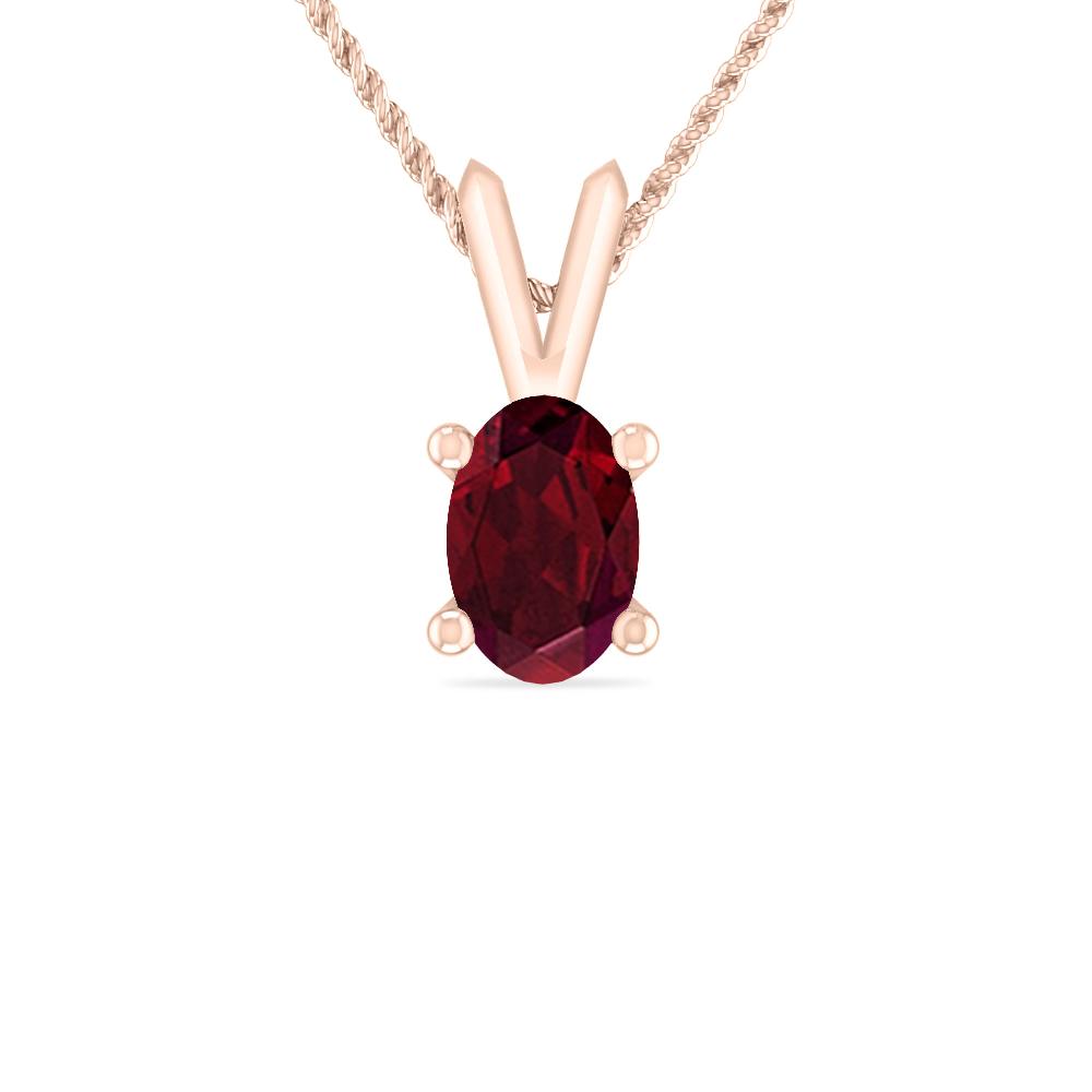 Rose Gold - Garnet