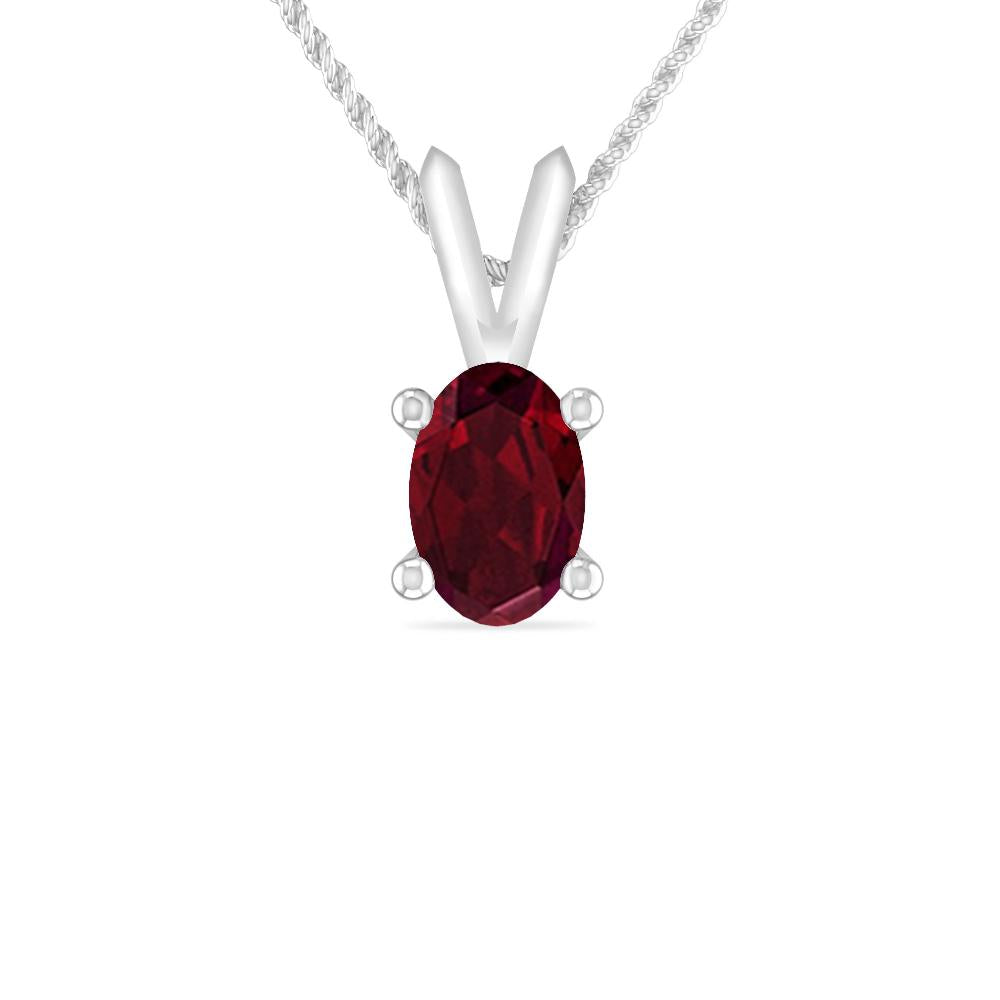 White Gold - Garnet