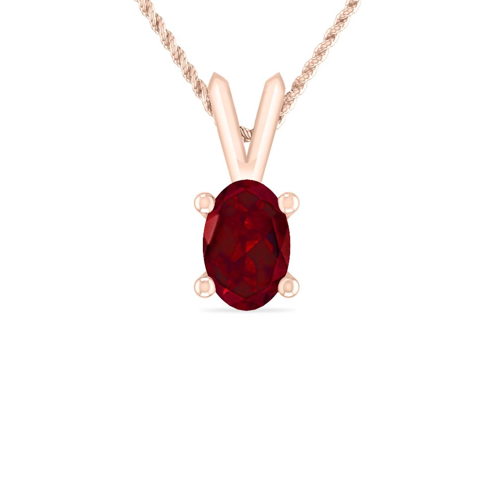 Rose Gold - Garnet