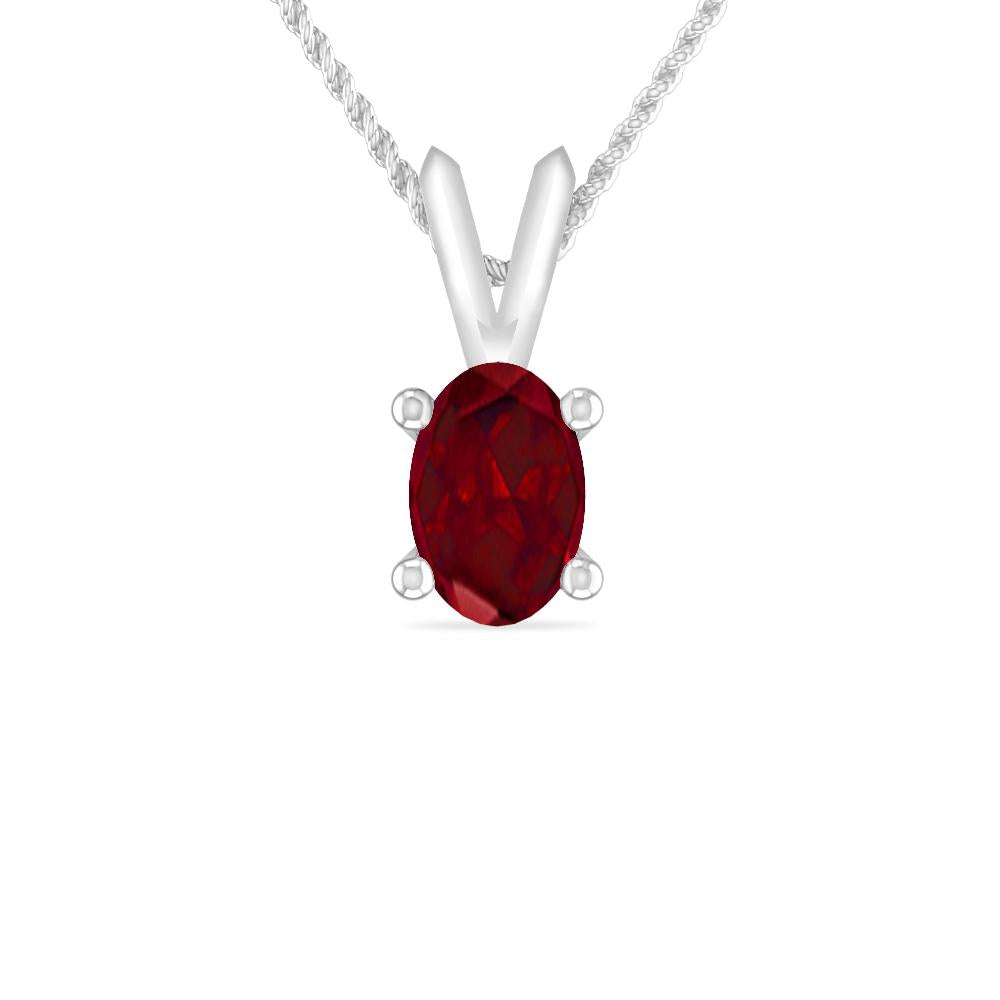 White Gold - Garnet