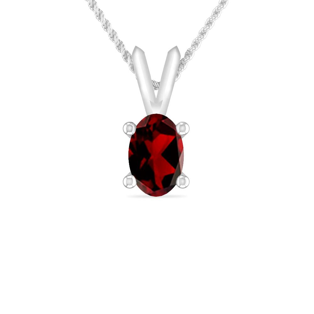 White Gold - Garnet