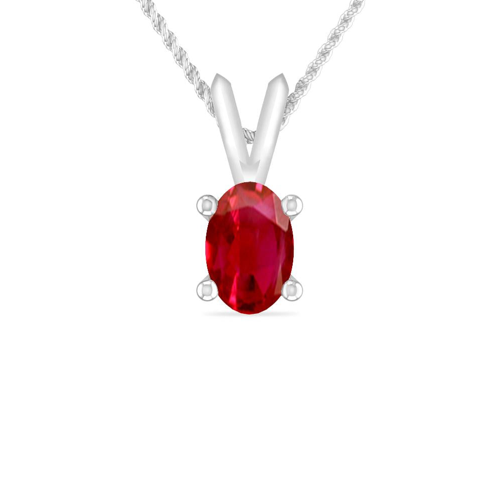 White Gold - Ruby