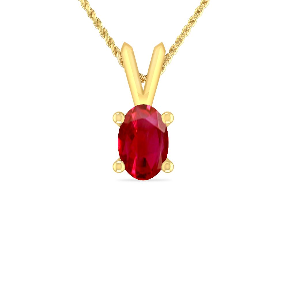 Yellow Gold - Ruby