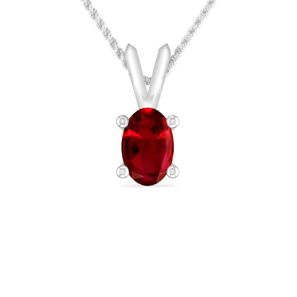 White Gold - Ruby